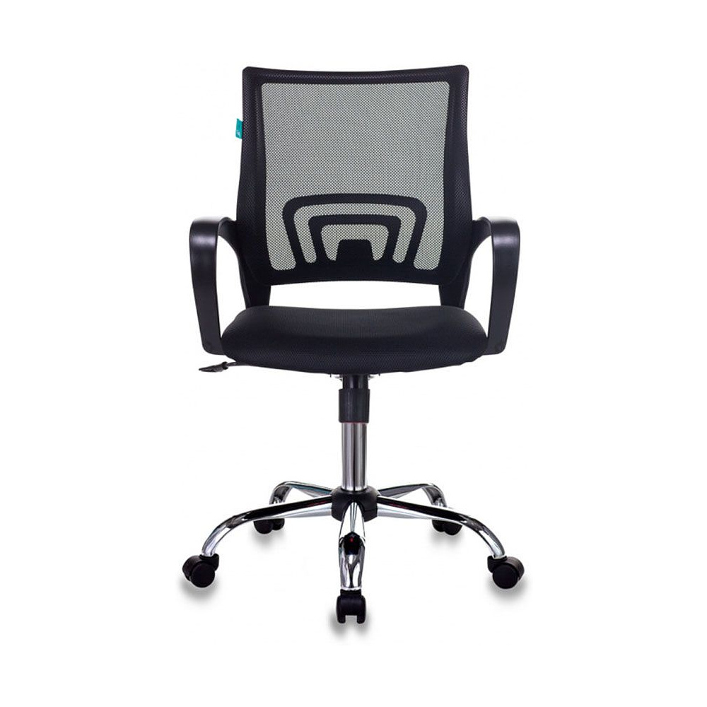 Кресло для персонала Бюрократ "CH-695N/SL/BLACK", ткань, хром, черный  - 2