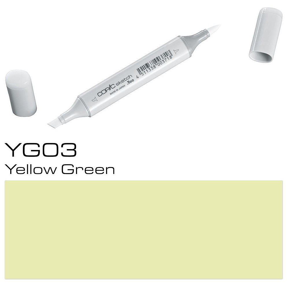 Маркер перманентный "Copic Sketch", YG-03 желто-зеленый