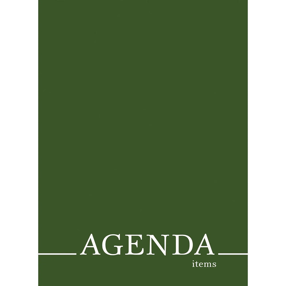 Книга записная  "Agenda. Green", А4, 120 листов, зеленый