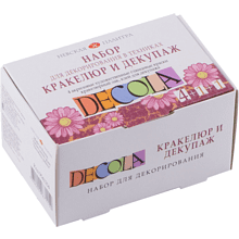 Краска акриловая "Декола", набор 4 цвета