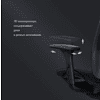 Кресло для руководителя SitZone CH-283A-P1 сетка, черный - 11