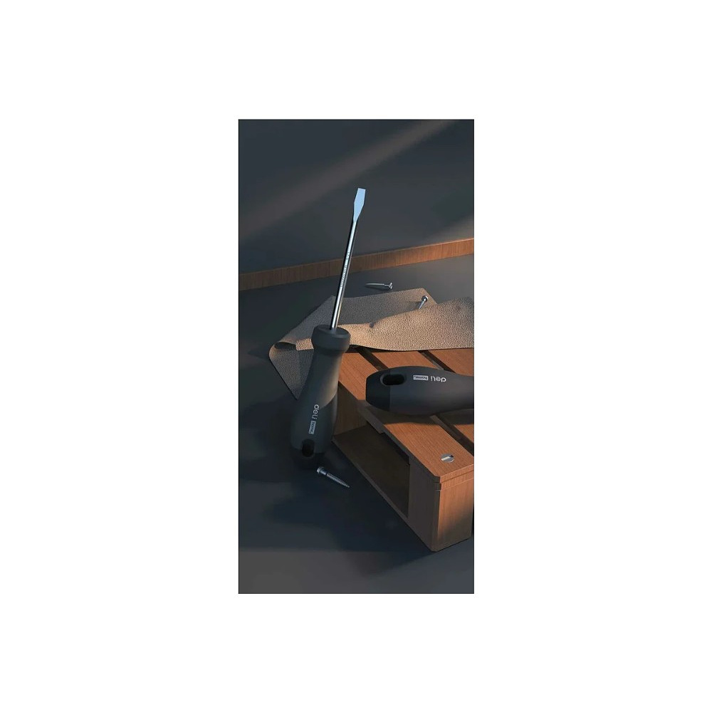 Набор ручного инструмента Deli HS EHT0006, 6 предметов, Soft Touch, черный - 16