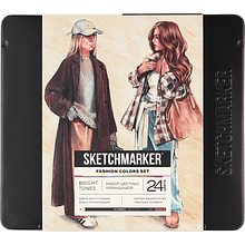 Цветные карандаши акварельные "Sketchmarker Мода"