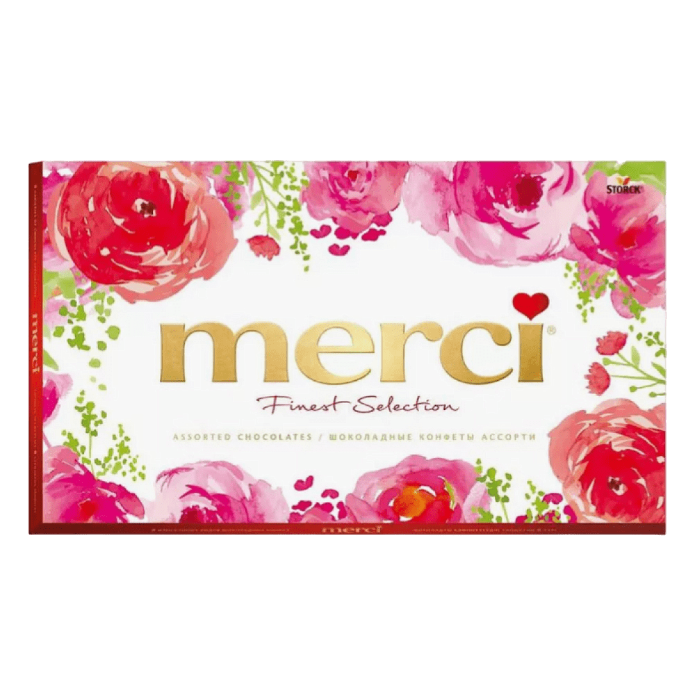 Конфеты "Merci Finest Selection. Цветы", 400 гр, ассорти