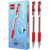 Ручка гелевая "Go Glide", 0.5 мм, прозрачный, стерж. красный - 2