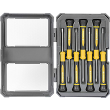 Набор прецизионных отверток Deli YS EDL241007 SL,PH, Torx, 7шт, кейс, черный, желтый