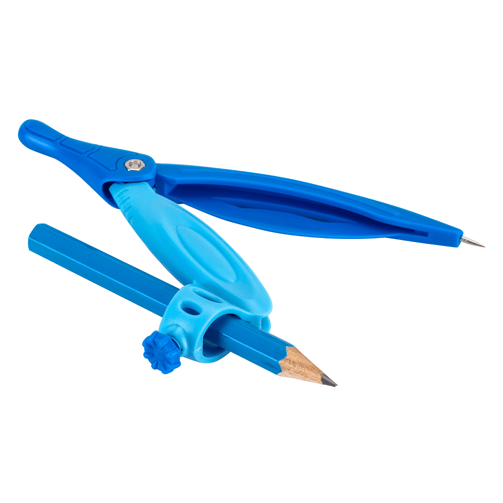 Циркуль "Deli EG20102", с карандашом, футляр, ассорти - 3