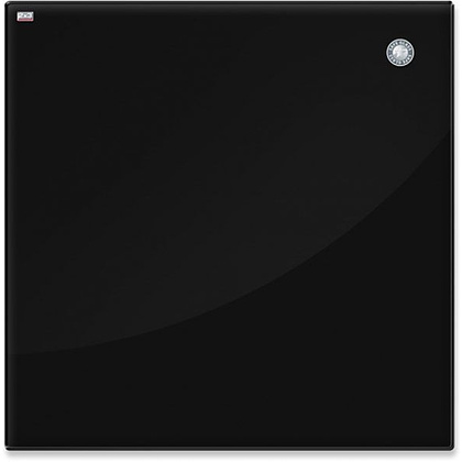 Доска стеклянная магнитно-маркерная "2×3", 45x45 см, черный