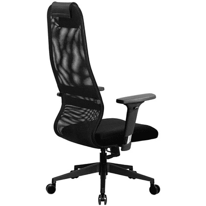 Кресло компьютерное ErgoLife Sit 8 B1-8D, сетчатая ткань, черный - 3