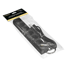 Сетевой фильтр ExeGate SP-6-1.8B, EX119391RUS, 6 розеток, 1.8 м, черный