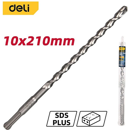 Бур по бетону Deli YS EDH-Y10210, 10x210 мм, SDS-PLUS - 2