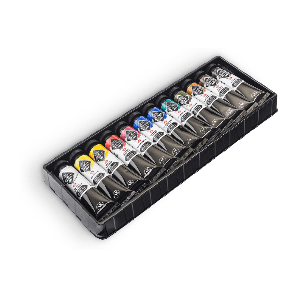 Краски акриловые Мастер Класс, 12 цветов, 18 мл. - 6