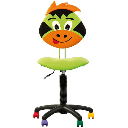 Кресло "Drakon Gts Ms", ткань, пластик, оранжевый, зеленый