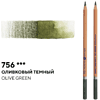 Карандаш акварельный "Белые ночи", 756, оливковый темный - 2