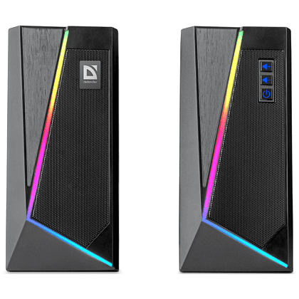 Акустическая система Defender Solar 3, 10 Вт, USB, черный - 2