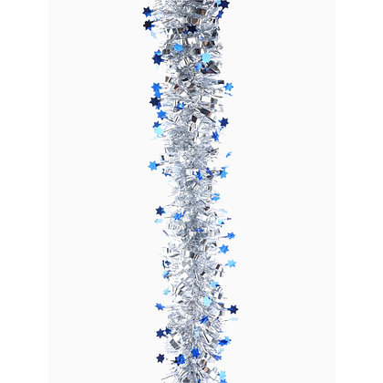 Гирлянда-мишура "Глянец звёзды", d7 см х 2 м, ассорти - 5