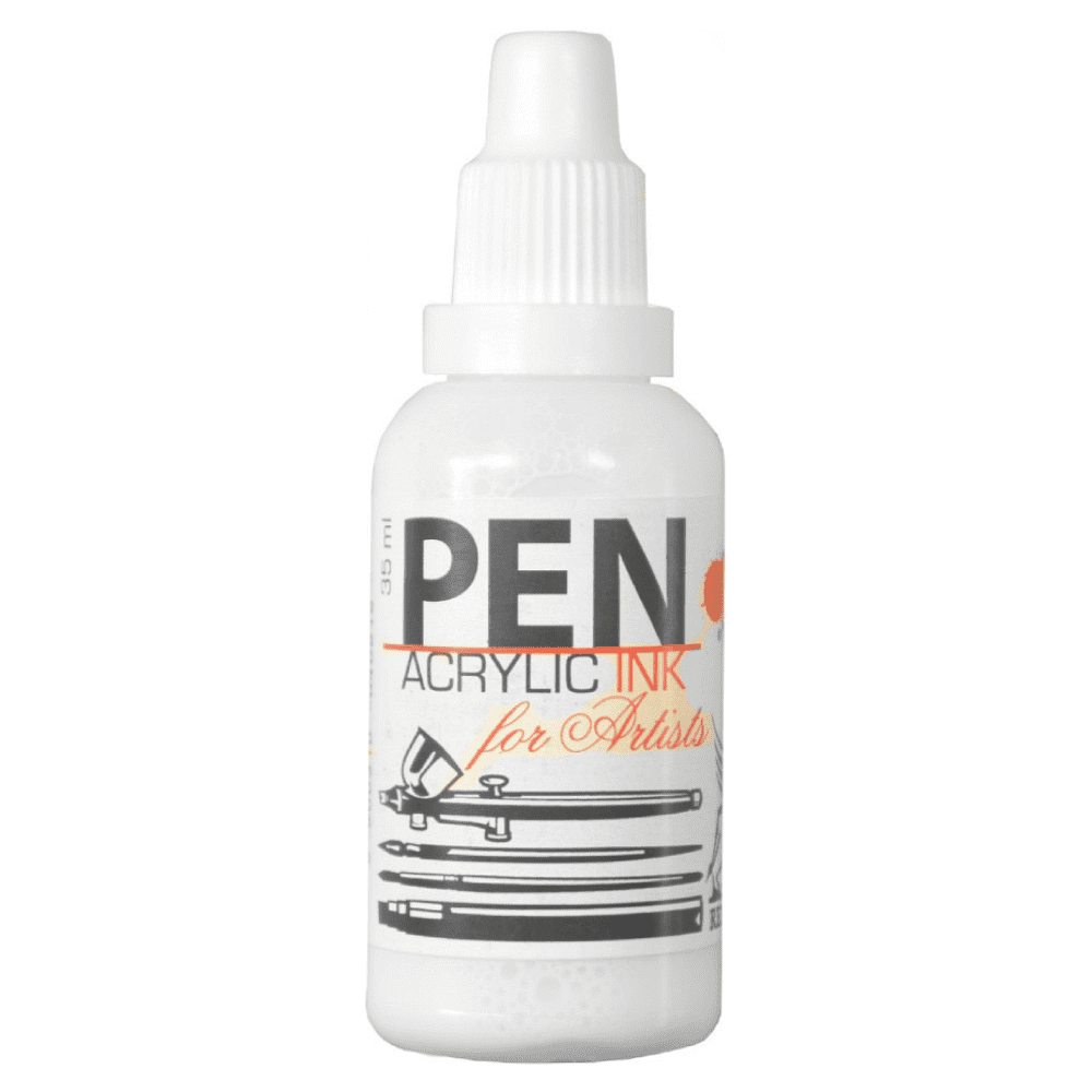 Акрил жидкий "Acrilic Ink", 1 белила титановые