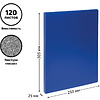 Папка на кольцах "СТАММ", А4, 2 кольца, пластик, синий - 3