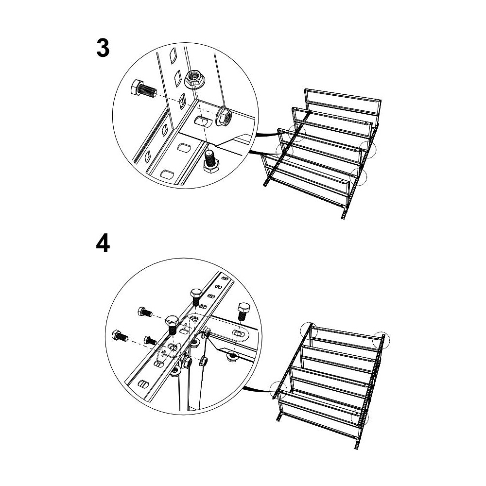 Стеллаж MS 200KD/100x30/4 (1950x1000x300) - 7