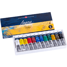 Краски масляные "Ладога", набор 12 цветов