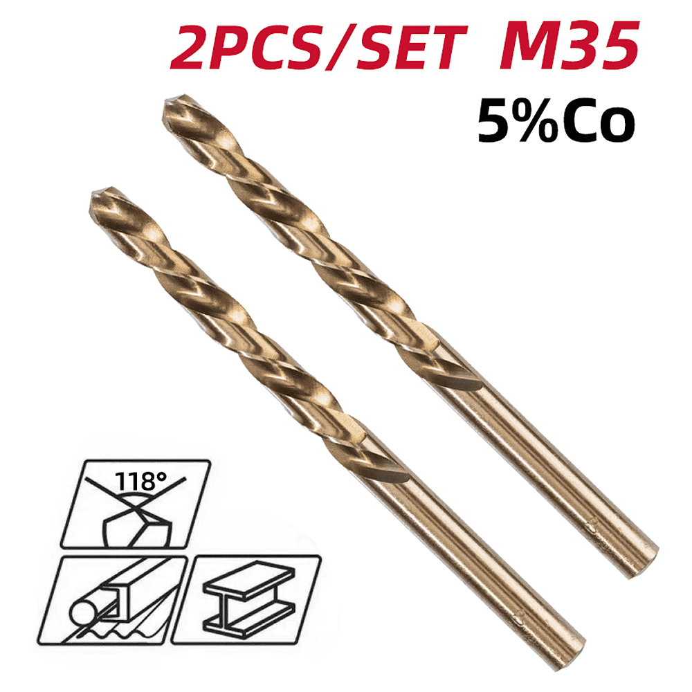 Сверло по металлу Deli RS EDH-MHZ015-E2, 1.5 мм, DIN 338, HSCo 5%, 2 шт. - 2