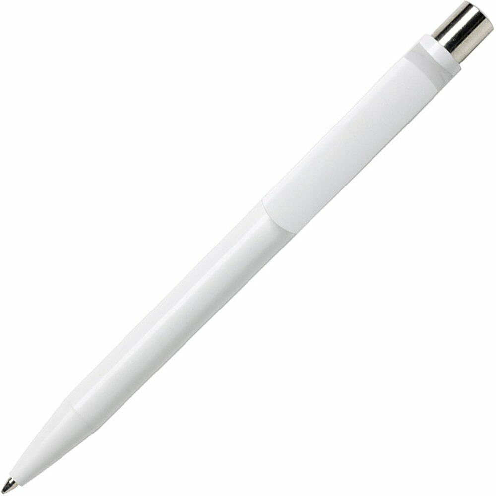 Ручка шариковая автоматическая "Dot B CR", 1.0 мм, белый, стерж. синий - 2