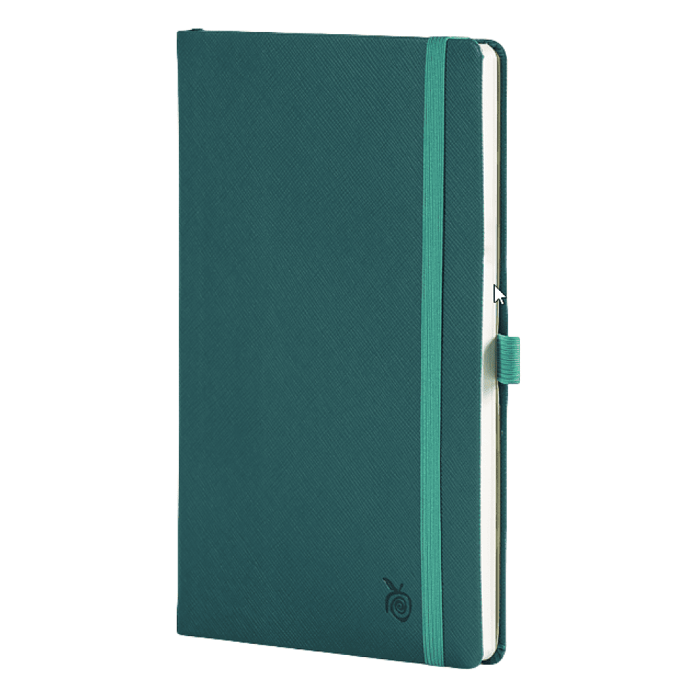 Блокнот "Appeel classic teal", А5, 96 листов, линейка, зеленый - 3