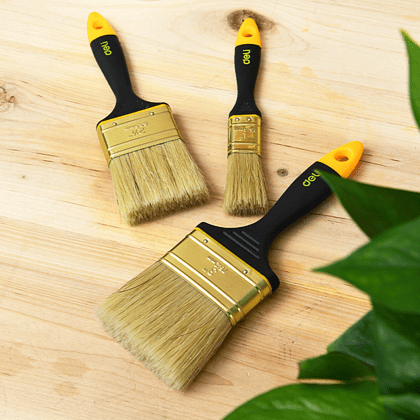 Кисть малярная Deli YS EDL509143, плоская, 2"-50 мм, смешанная щетина - 4