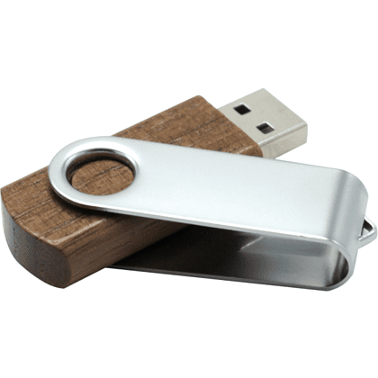 USB Flash 2.0 16 Gb VDF-008, пластик, метал, древесный - 3