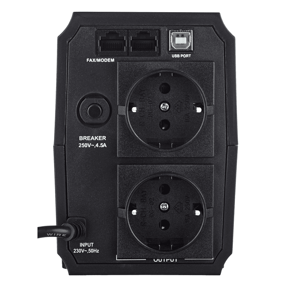 ИБП Kiper Power C1000 USB (1000VA/500W) - 4