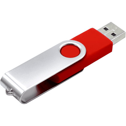 USB Flash 2.0 16 Gb VDF-008, пластик, метал, красный   - 2