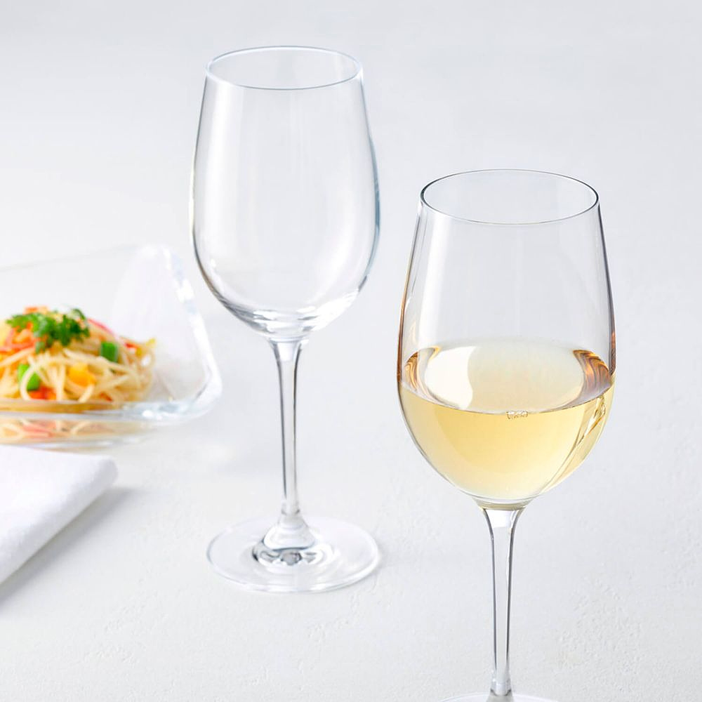 Набор бокалов для белого вина "Ciao+", стекло, 370 мл, 6 шт, прозрачный - 2