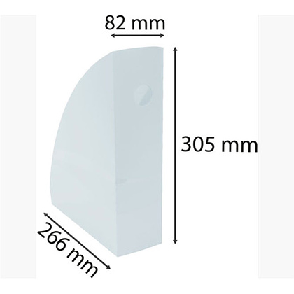 Модуль для бумаги вертикальный "Aquarel", голубая пастель - 4