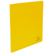 Папка на кольцах "Exacompta", картон, 20 мм, А4, желтый