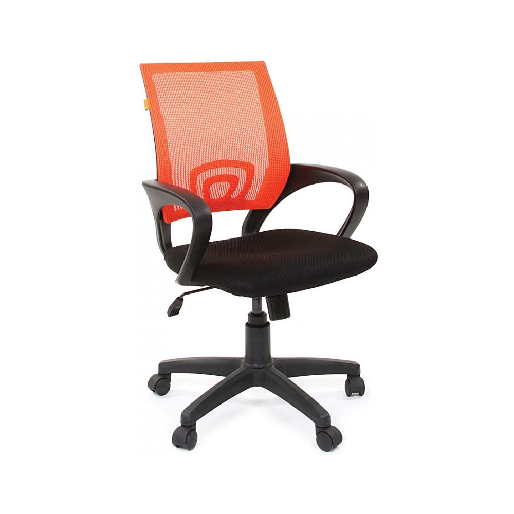 Кресло для персонала "Chairman 696", ткань, пластик, оранжевый