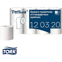 Бумага туалетная Tellus Премиум, T4, 8 рул, 23 м, 2 слоя