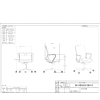 Кресло для персонала SitZone "U-0385 CH", ткань, хром, черный - 6