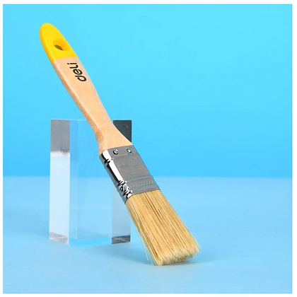 Кисть малярная плоская Deli YS EDL509121, 1"-25 мм, деревянная рукоятка, искусственная щетина - 2