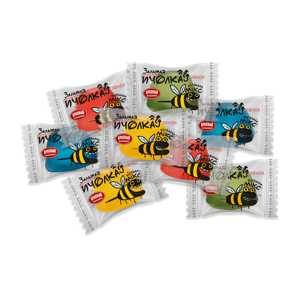 Конфеты "Залатая пчолка. Кiслы смак", 150 г - 3