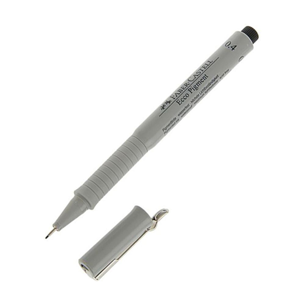 Ручка-лайнер "Ecco Pigment", 0.4 мм, черный
