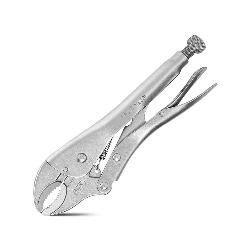 Клещи зажимные Deli YS EDL0381, с фиксатором, 220 мм