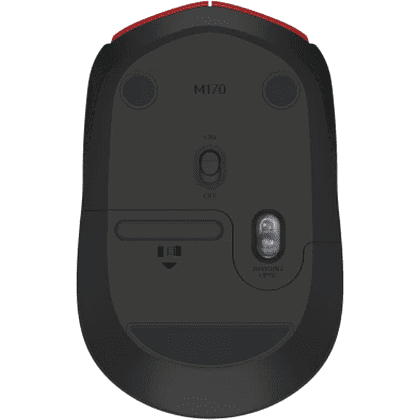 Мышь Logitech "Mouse M171", беспроводная, 1000 dpi, 3 кнопки, красный - 2