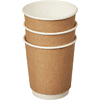 Стакан картонный, 24 шт, 250 мл, 2 слоя, крафт ECO - 2