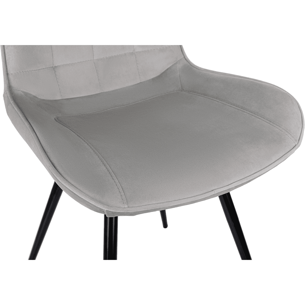 Стул Бюрократ "CH-K2", ткань, светло-серый, металл - 3