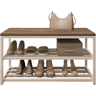 Обувница ALLERD 2 RION, белый муар, 830х320х450, австралийское дерево