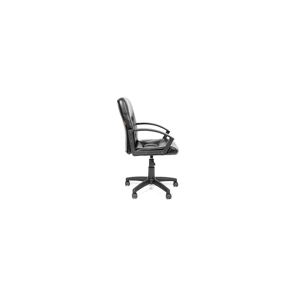 Кресло для персонала "CHAIRMAN 651", экокожа, пластик, черный - 2