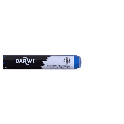 Маркер акриловый "Darwi.Marbel" 258, сапфировый синий - 3