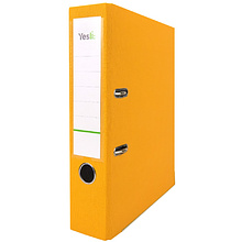 Папка-регистратор "Yesli:", А4, 75 мм, ПВХ, желтый