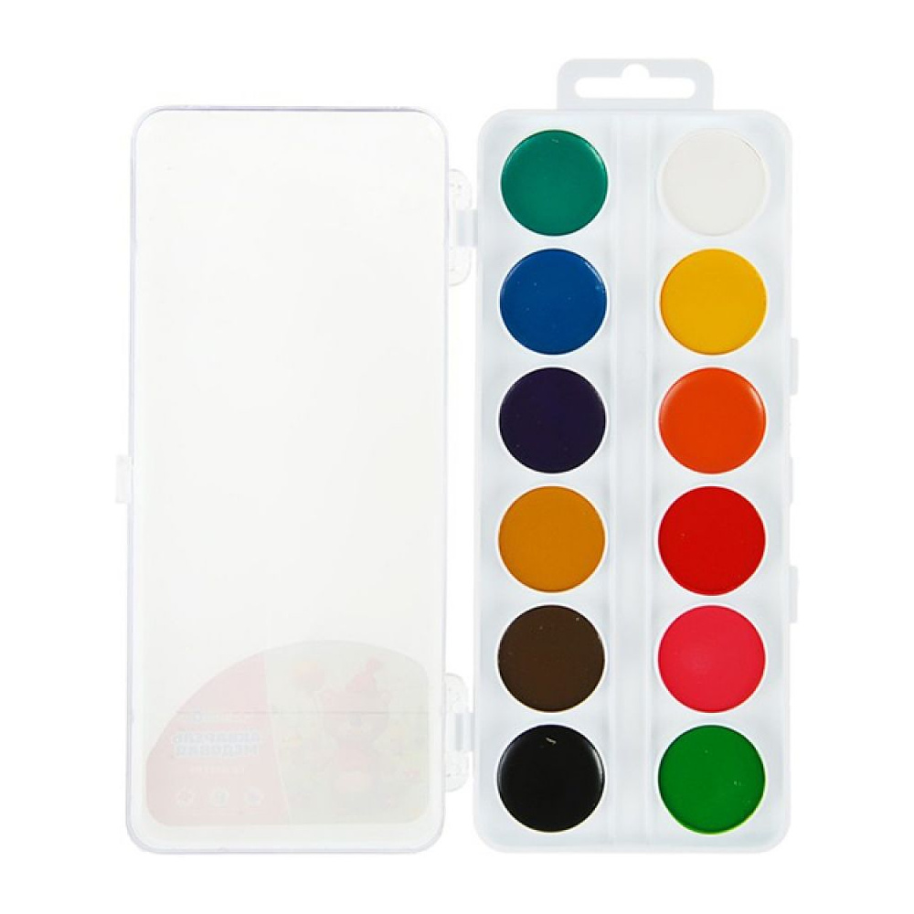 Краски акварельные медовые "Двенадцатицветик" - 2