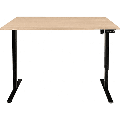 Стол с электроприводом двухмоторный Fit Focus Space Dual (720-1200 мм), черный/Акация Лэйклэнд светлая (регулируемый по высоте каркас арт. 9220296 и столешница арт. 9072453) - 3